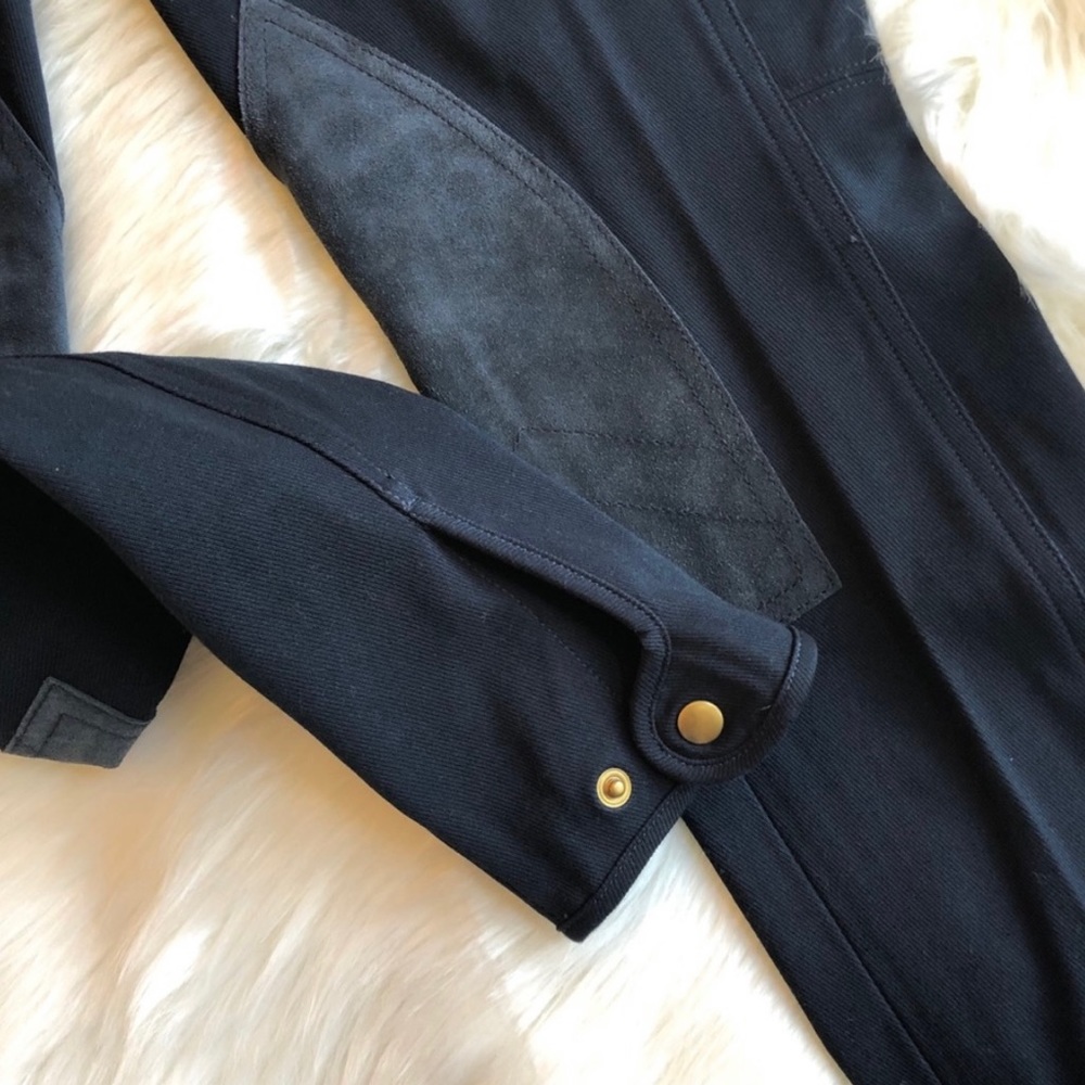 NWT Ralph Lauren BLUE LABEL Navy Suede Jodhpur Riding Pants 4